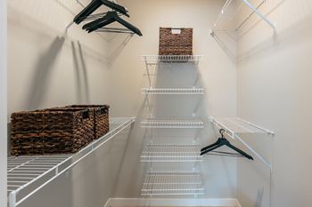 Oversized walk-in closets
